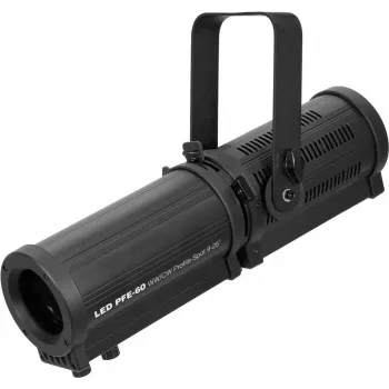 Projetor de perfil EUROLITE PFE-60 WW/CW LED, feixe 9–25°, branco ajustável (quente/frio)