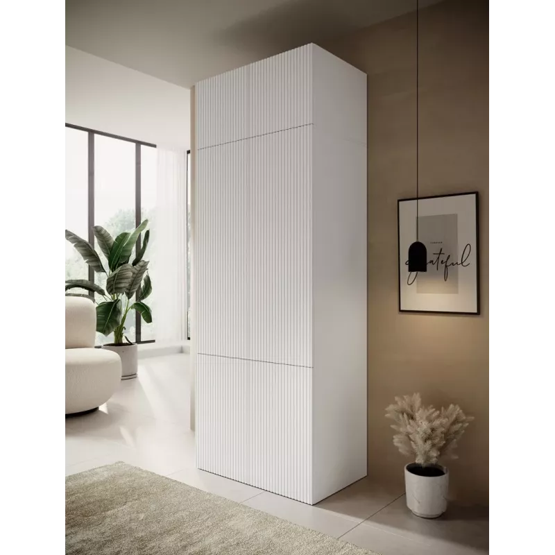 Roupeiro cama meble PAFOS 2D BASE 90×55,5×45 cm branco mate, 2 portas