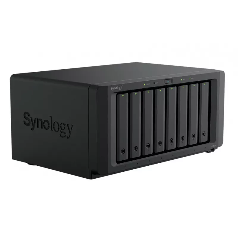 Synology DiskStation DS1825+ NAS/Servidor de armazenamento Ryzen Embedded V1500B 8 GB DDR4 0 TB preto