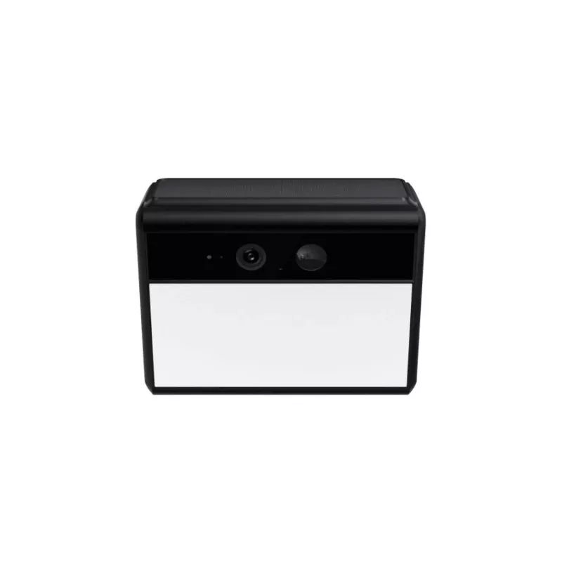 WOOX R8422 Câmara de parede com holofote solar inteligente, 1/2.7 3MP, UHD 2K, deteção de movimento e som, IP67