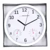 Esperanza EHC016W relógio de parede/mesa relógio de quartzo redondo branco