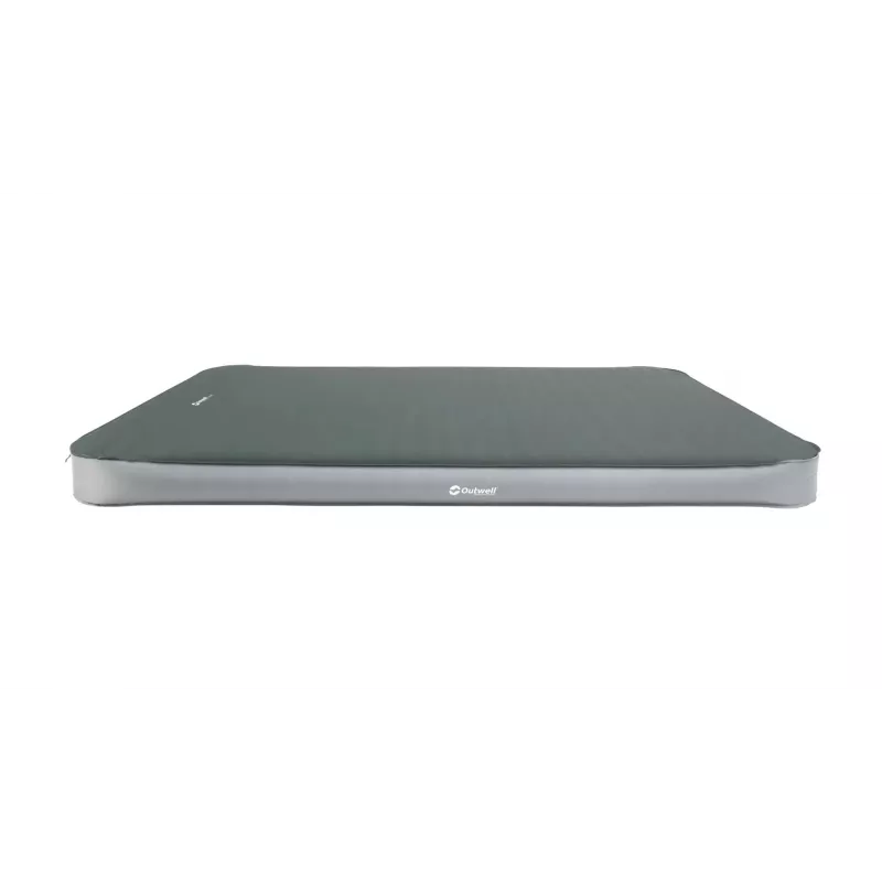Colchão insuflável duplo Outwell 400152 — 1380×2070×120 mm, poliéster, verde/cinzento