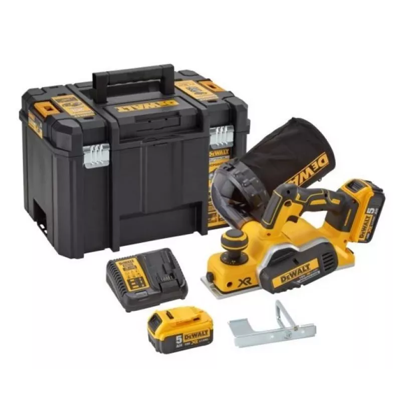 Plaina elétrica DeWALT DCP580P2 Preto, Amarelo 15000 rpm