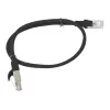 Cabo de rede LANBERG PCU5-10CC-0500-BK Cat5e U/UTP RJ-45 — 5 m, preto, condutor CCA