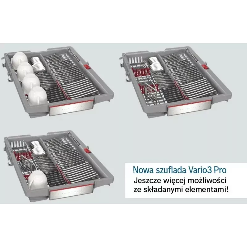 Máquina de lavar loiça Bosch Serie 6 SPV6ZMX17E Totalmente integrada 10 conjuntos de louça