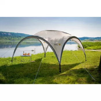 Pavilhão Event Shelter, 4,5 x 4,5 m (cinzento-claro/cinzento)