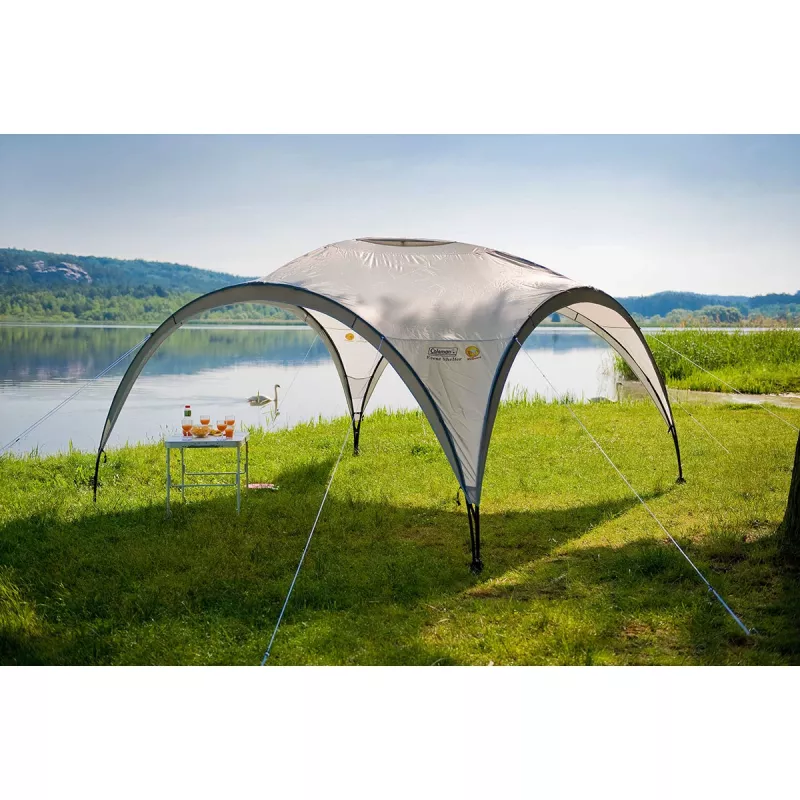 Pavilhão Event Shelter, 4,5 x 4,5 m (cinzento-claro/cinzento)