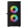 Caixa de computador Logic Concept Portos Mini ARGB Micro ATX preto