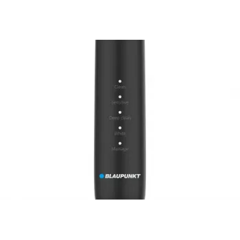 Escova de dentes elétrica BLAUPUNKT DTS201BK — escova de dentes sónica recarregável, preta, temporizador de 2 minutos, bateria de 5 V incorporada