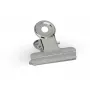 MAUL mola de carta em metal, cor: níquel, largura: 30 mm capacidade de aperto: 10 mm, embalagem de autosserviço (21730-96)