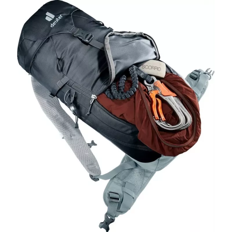 Mochila DEUTER Trail 18 I — mochila de dia, 18 L, preto/ardósia
