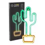 Luzes néon MANTA SNL07GN verde amarelo estilo cato decorativa LED néon