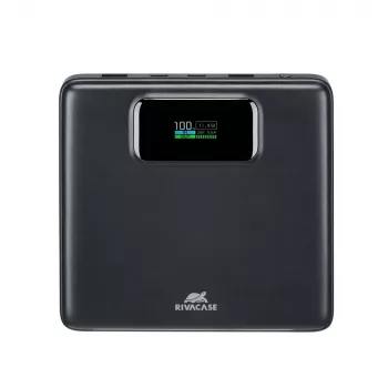 Powerbank Rivacase VA1090 — 20000 mAh, 77 Wh, saída total 100 W, 440 g