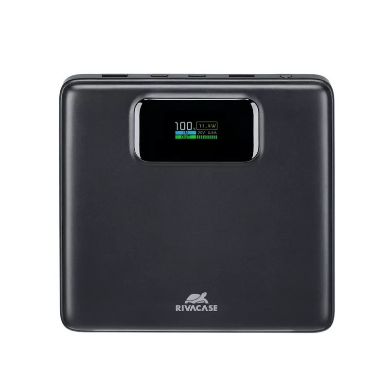 Powerbank Rivacase VA1090 — 20000 mAh, 77 Wh, saída total 100 W, 440 g