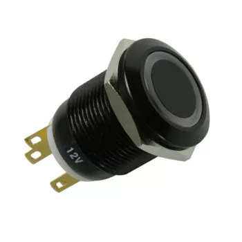 Componente de caixa de computador Lamptron LAMP-SW1913L-H — aço, preto, diâmetro 2,2 cm