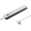 Extensão de energia Qoltec 50290 1,8 m 5 tomadas AC Interior Branco
