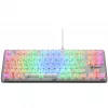 Crystal Shark, Teclado Gaming branco, layout DE, KTT