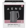 Chaleira elétrica AENO EK4: 1850-2200W, 1,5L, Strix, parede dupla, exterior frio, desligamento automático, proteção contra funcionamento a seco