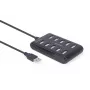 Hub USB Gembird UHB-U2P10P-01 — hub USB 2.0 de 10 portas