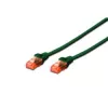 Cabo de rede Digitus CAT 6 U/UTP RJ-45 3m Verde
