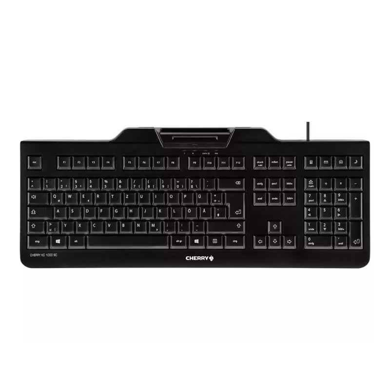 CHERRY KC 1000 SC Teclado USB QWERTZ suíço preto