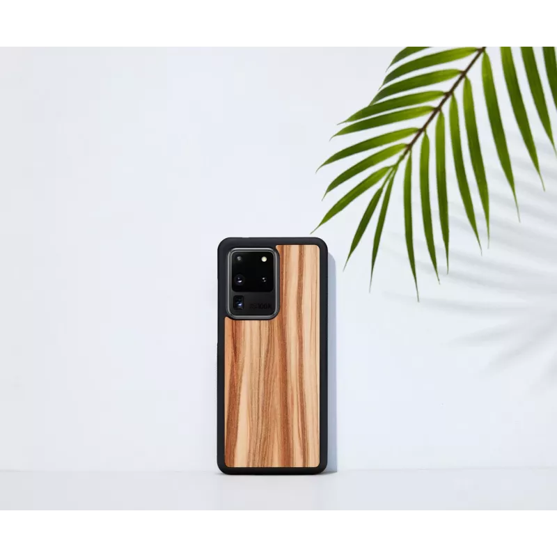 Capa para telemóvel Man and Wood para Samsung Galaxy S20 Ultra — cappuccino preto