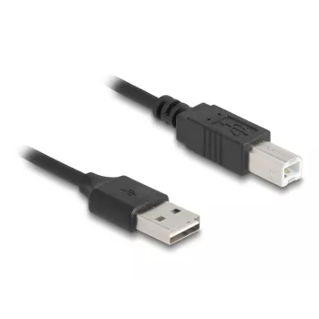 Cabo USB DeLOCK 90130 USB 2.0 0,8 m preto