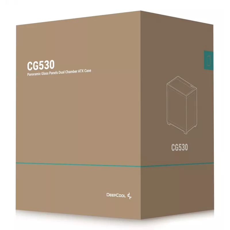 Caixa Midi Tower DeepCool CG530 preta