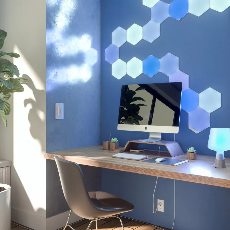 Interruptor sem fios inteligente Nanoleaf N4400C02-1BUT — alimentado por pilha, controlo personalizável para luzes e dispositivos inteligentes