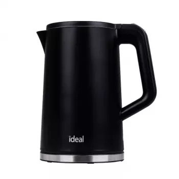 Chaleira elétrica IDEAL 1,7 l, caixa em aço, potência 1500 W, preto