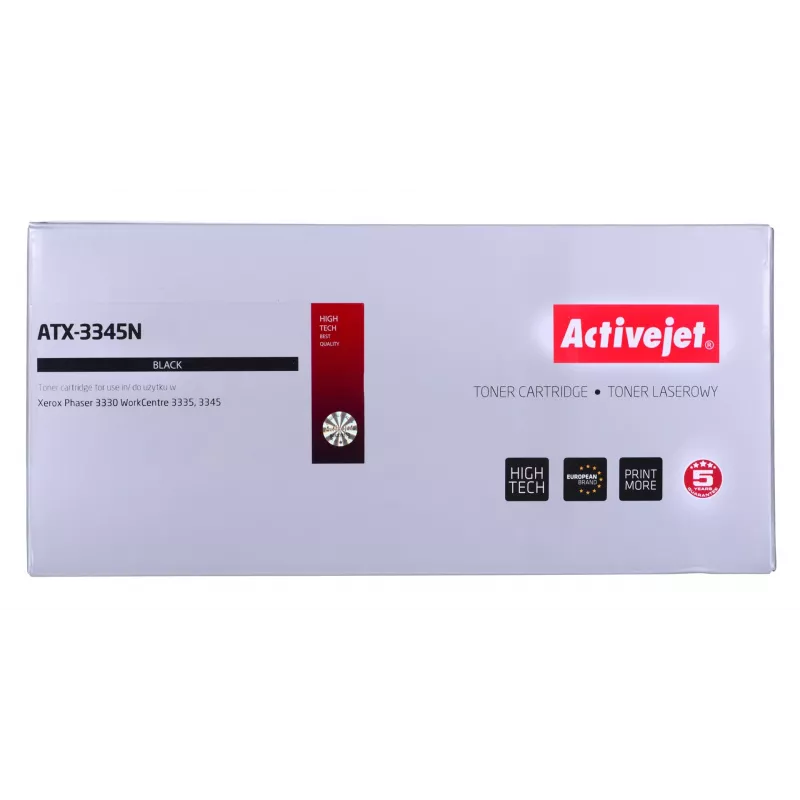 Toner Activejet ATX-3345N (substituto do Xerox 106R03773; Supreme; 3000 páginas; preto)