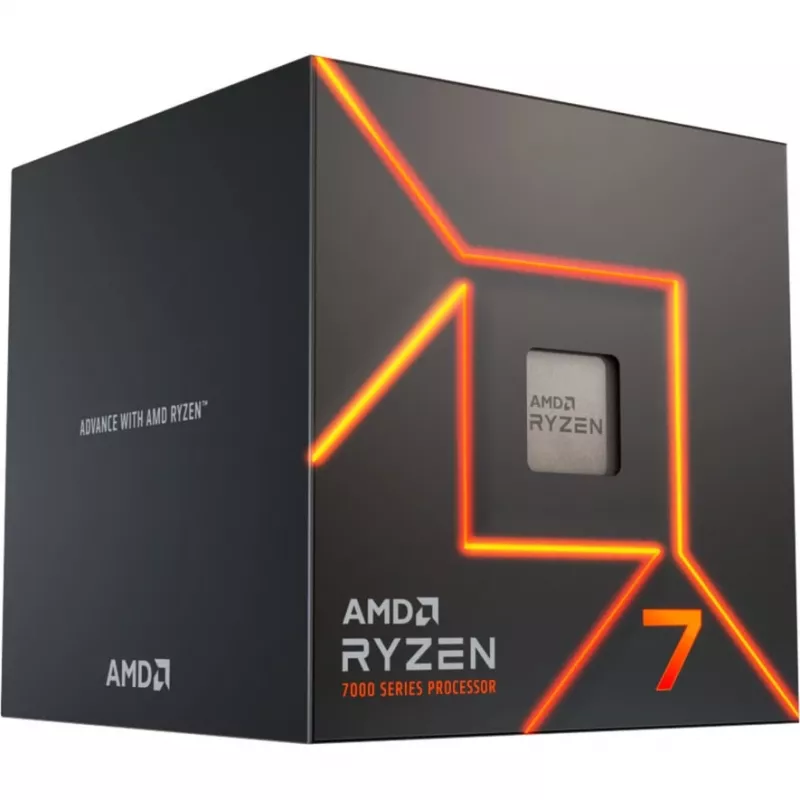 Processador AMD Ryzen 7 7700 3,8 GHz 8 núcleos 32 MB L3 socket AM5