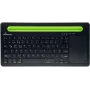 Teclado MediaRange MROS131 Office Bluetooth QWERTZ alemão suíço preto verde