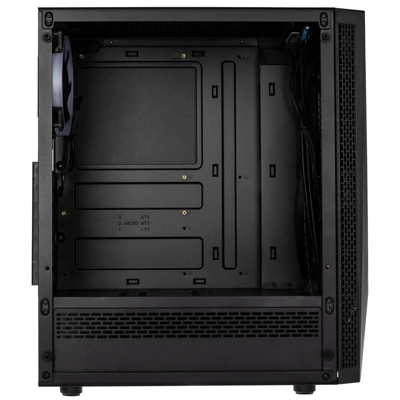Kolink VOID RGB caixa de PC torre, preta, com janela, ventoinha LED, filtro de poeira
