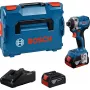 Chave de impacto sem fio Bosch GDR 18V-215 com 2 baterias de 4,0Ah