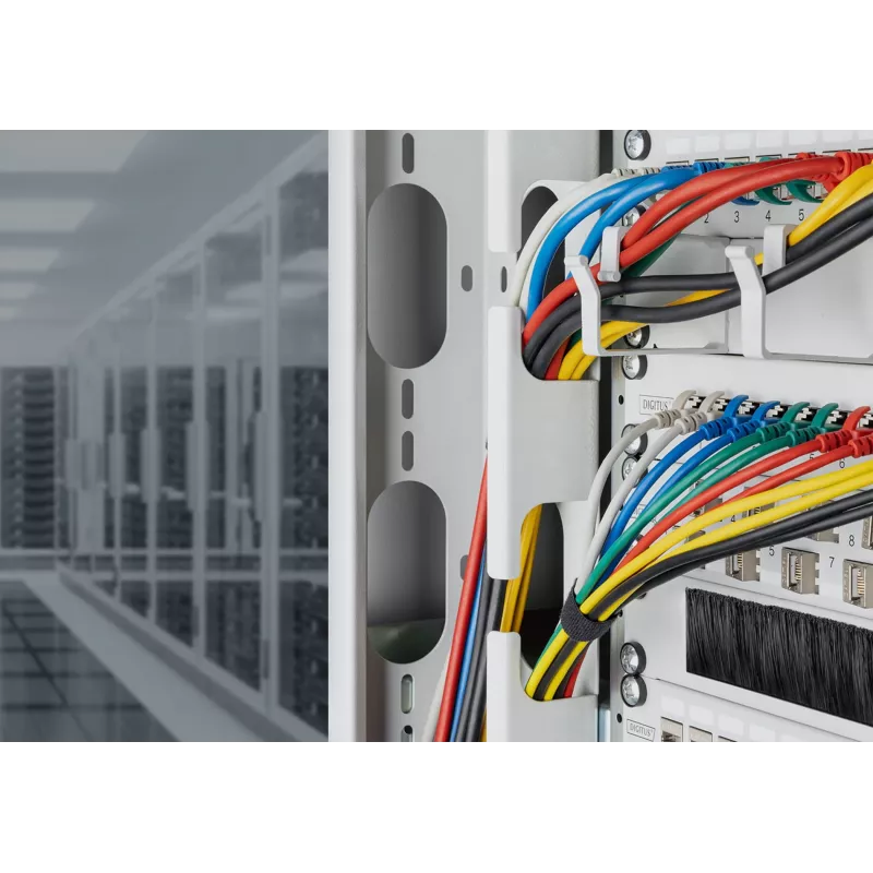 Cabo de patch DIGITUS CAT6A F-FTP, 7 m, cinzento, RJ-45–RJ-45, 10 Gbit/s