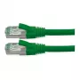 Cabo de rede RM Cat.6A S/FTP (PiMF) ROLINE, verde, 0,3 m