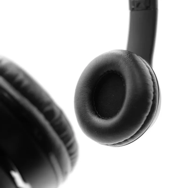 Auscultadores sem fios MEDIA-TECH EPSILION BT MT3591 Bluetooth 4.2 microfone rádio FM preto