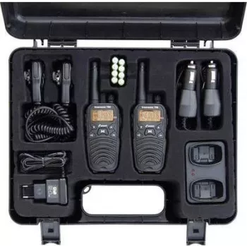 Rádio portátil Stabo freecomm 700 — design portátil leve