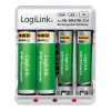 Carregador de pilhas para Ni-MH / Ni-Cd AA / AAA / 9V