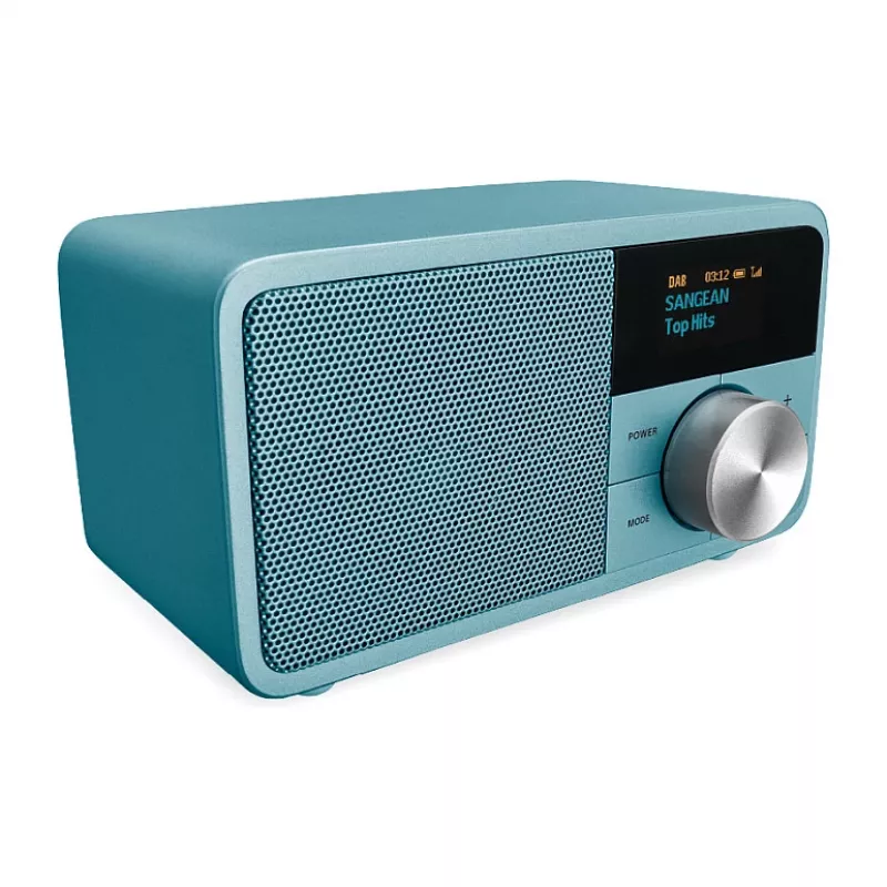 Sangean DDR-7 Norse Blue rádio de mesa, DAB+, FM, AUX, Bluetooth, turquesa