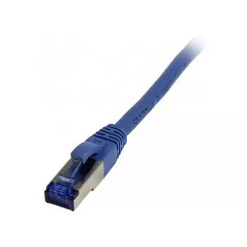 Cabo patch RJ45 - CAT6A 500 MHz - 0,5 m - azul - S-STP(S/FTP) - TPE/LSZH(Superflex) - AWG26 - Synergy