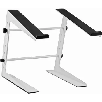Suporte para portátil Omnitronic ELR-12/17 de altura ajustável leve, para portáteis de 12–17 polegadas
