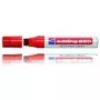 Marcador permanente Edding 850 bloco vermelho 5 unid.
