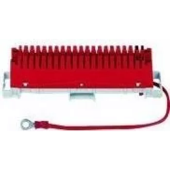 Barra de terra Corning DE620045794 LSA-Plus 38 polos vermelha