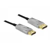 DeLOCK - Cabo DisplayPort - DisplayPort (M) para DisplayPort (M) - DisplayPort 1,4 - 15,0 m - suporta 8K UHD (7680 x 4320) - preto (85886)
