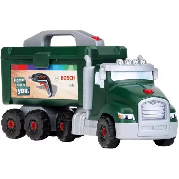 Camião basculante de brinquedo KLEIN 8640 design compacto construção robusta, veículo de brinquedo de faz de conta para crianças