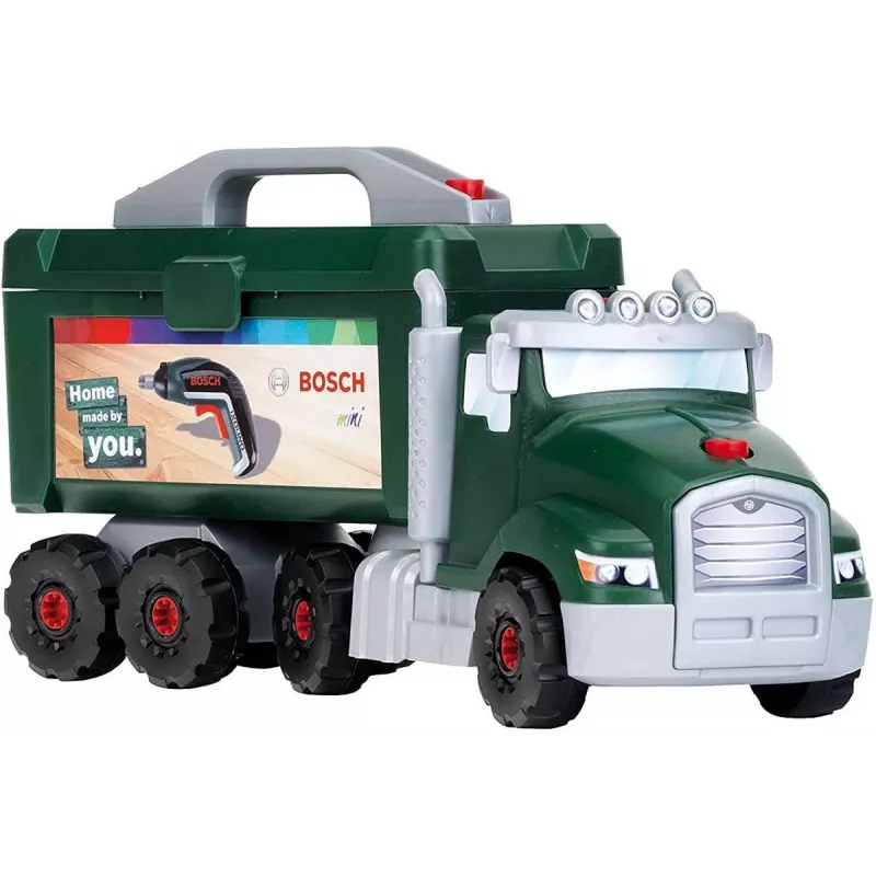 Camião basculante de brinquedo KLEIN 8640 design compacto construção robusta, veículo de brinquedo de faz de conta para crianças