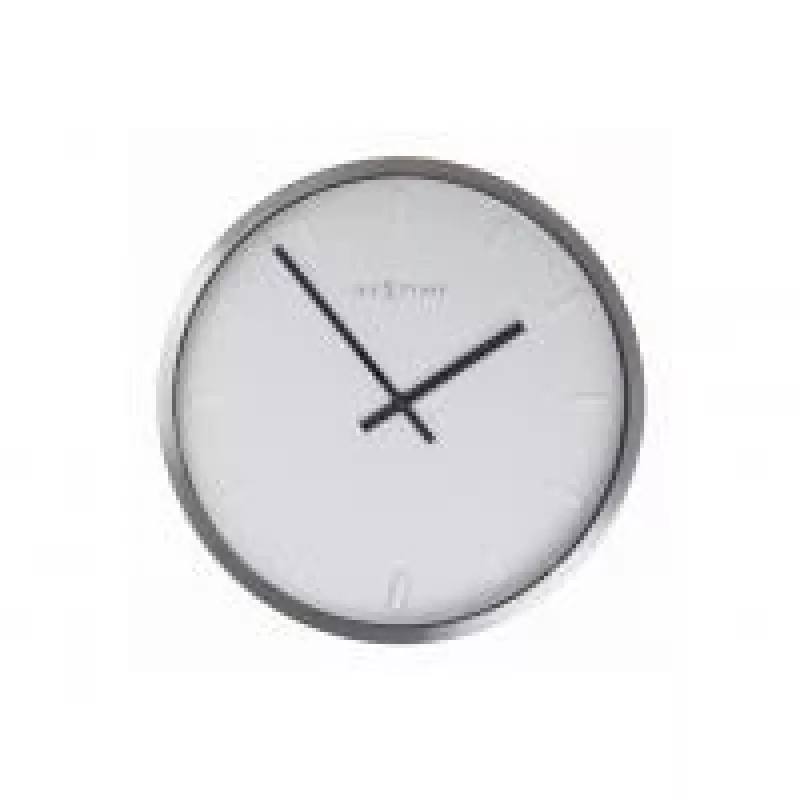 NeXtime Relógio 2991st Paniki, Ø34 cm, parede, branco
