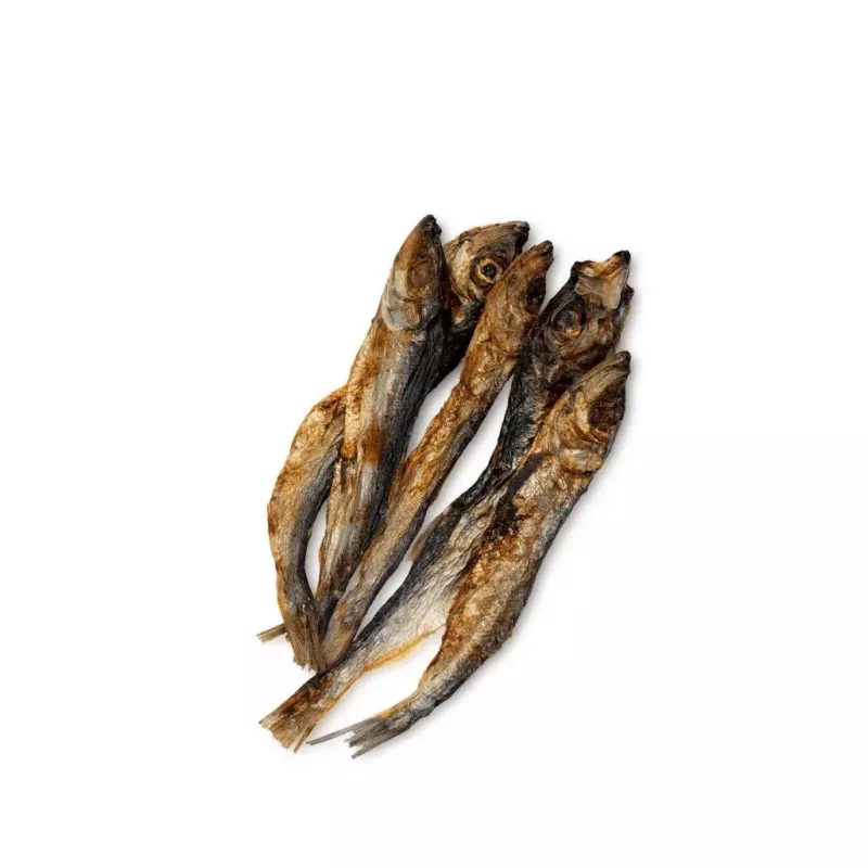 Petisco para cães UNISZKI Arenque seco 50 g — sabor peixe, saco de 50 g, iguaria natural firme